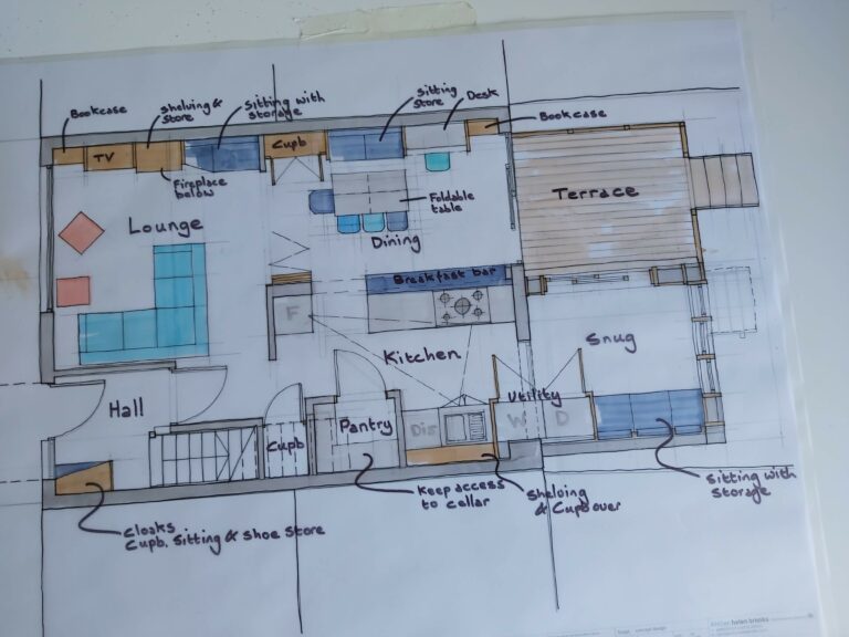 floor plan sketch